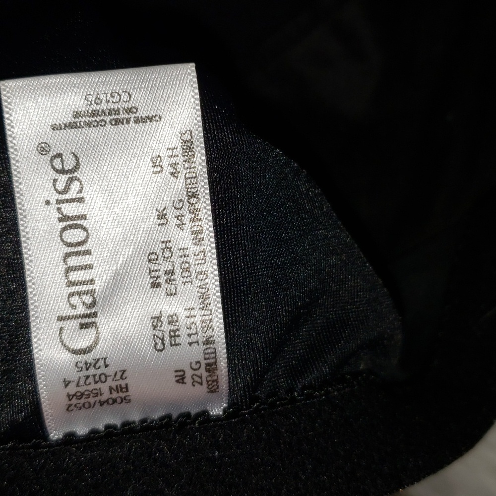 Glamorise Front Close 44H Underwire Bra #1339 #0025 #1339 - Picture 4 of 4